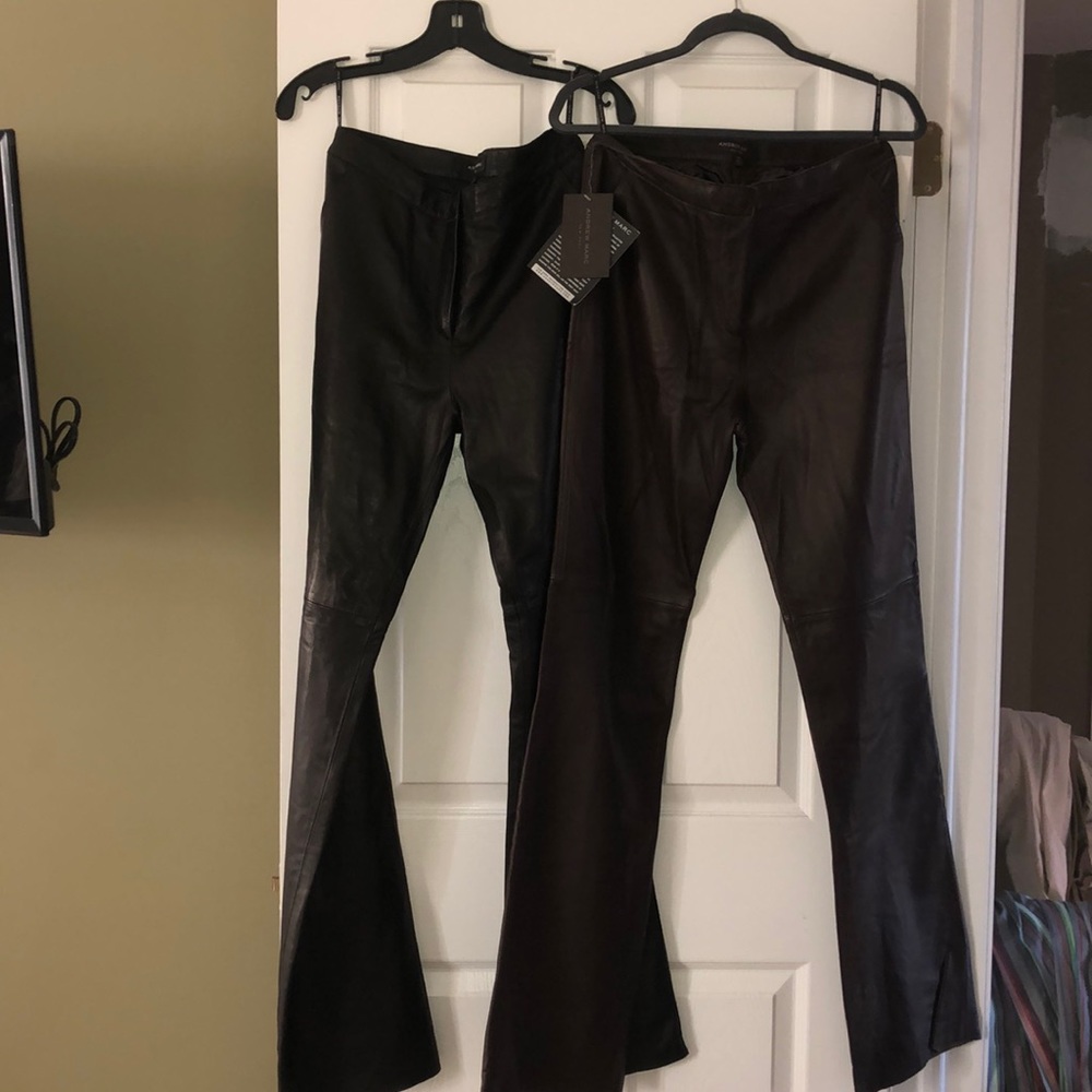 Andrew Marc leather pants